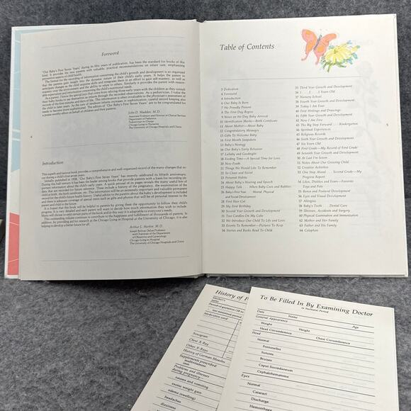 Vintage Our Baby's First Seven Years Milestone Memory Book - Picture 6 of 6